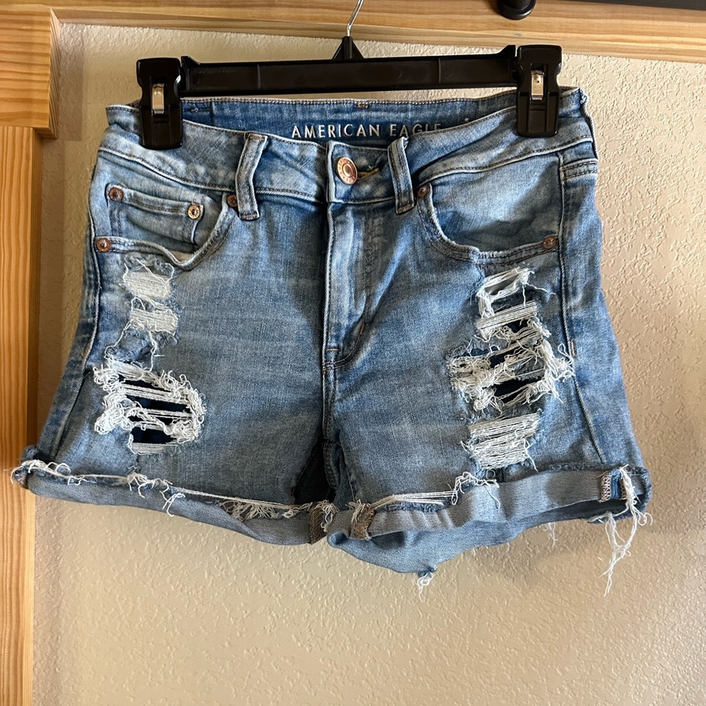 Light wash American Eagle Outfitters Jean shorts